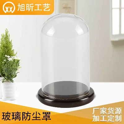 高硼硅玻璃罩创意永生花鲜花罩子蛋糕防尘罩工艺品家居装饰品定制