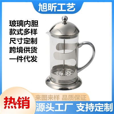 法压壶咖啡壶家用过滤杯手冲法式滤压壶冲茶泡咖啡器具不锈钢