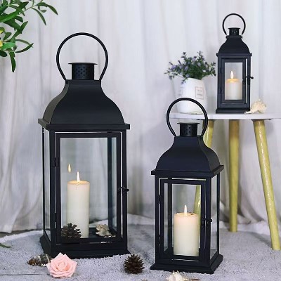 Metal Candles Taipei European Style Factory Direct Sales High Beauty Light Luxury Retro New Year Home Living Room Desktop Decoration