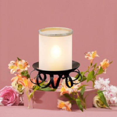 婚礼铁艺烛台工艺不锈钢酒店装饰家用餐厅餐台摆件品简约