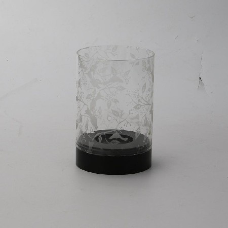Glass candle cup