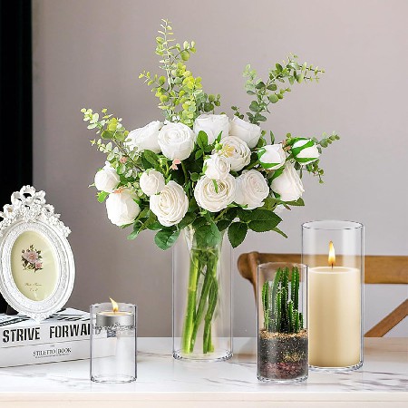 Modern minimalist glass candle holder aromatherapy candle holder creative home decoration desktop decoration candle holder customization