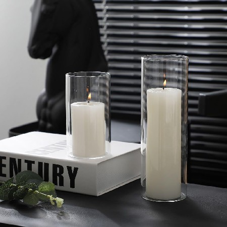 Glass candle cup modern minimalist style candle stand creative home decoration desktop decoration candle cup customization