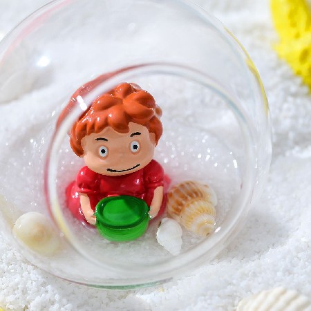 Mini minimalist goldfish tank, transparent glass fish tank, hydroponic circular living room, household small desktop decoration that can be customized