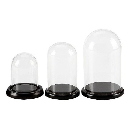 Eternal Flower Glass Cover Transparent Display Box Doll Christmas Tree Building Blocks Hand Model Desktop Placement Dried Flower Ornament Customization