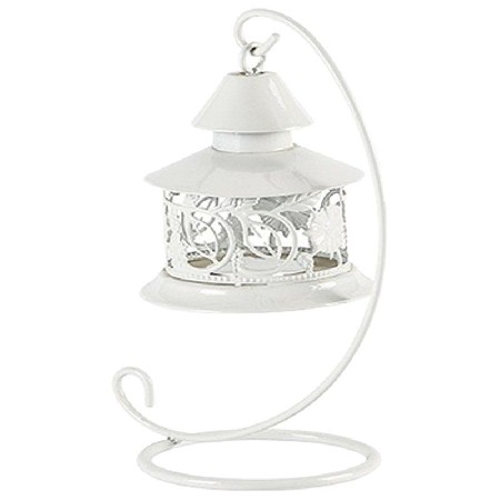 金属铁艺蜡烛台时尚个性家居装饰摆件镂空白色风灯蜡烛器皿可定制