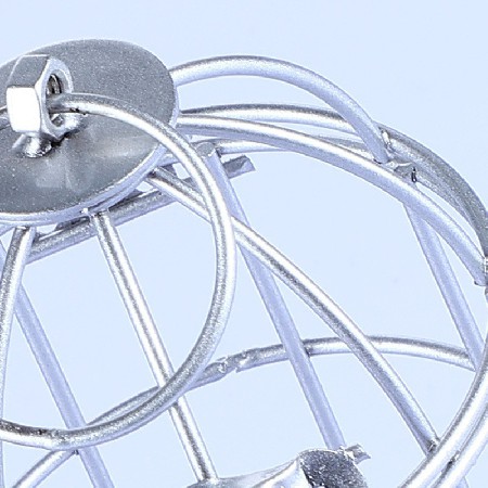 Birdcage Nordic style stainless steel lantern candle holder furniture retro iron candle holder industrial style dining table decoration customization