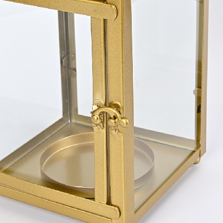 高颜值烛台古典时尚铁艺玻璃烛台轻奢复古精美蜡客厅桌面摆件家居