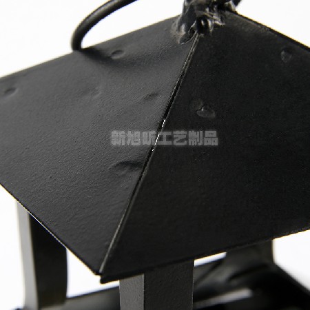 Creative Iron Candle Stand Japanese Glass Wind Lantern Horse Lantern Home Party Crafts Ornament Manufacturer Wholesale Customization