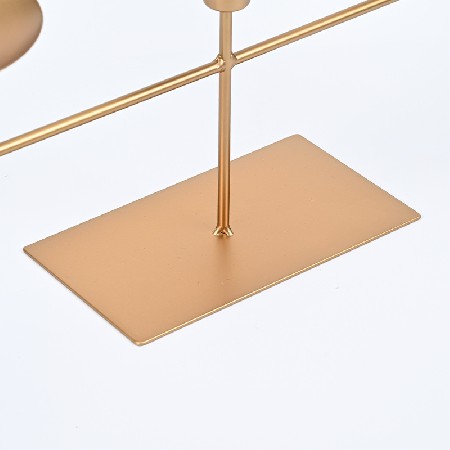 金属烛台餐桌宴会创意摆件婚庆酒店家居烛光晚餐烛台道具饰品定制