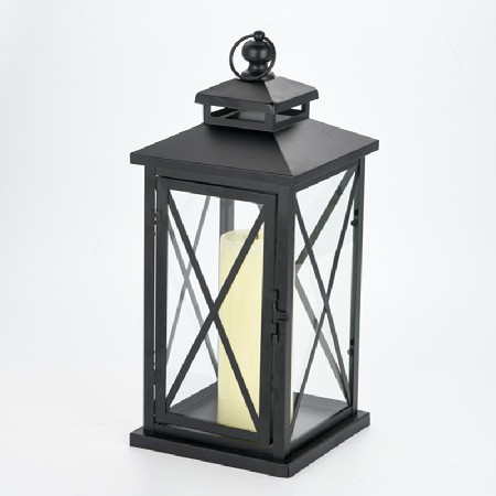 Cross border wrought iron wind lanterns customized for Christmas and New Year, candle holders for weddings, road guides, floor standing wind lanterns, Halloween decorations customization