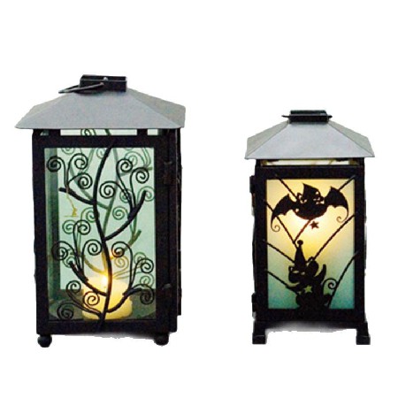 Vintage wrought iron wind lanterns, antique hollowed out home decor, European style rose carvings, atmosphere decorations, wholesale customization