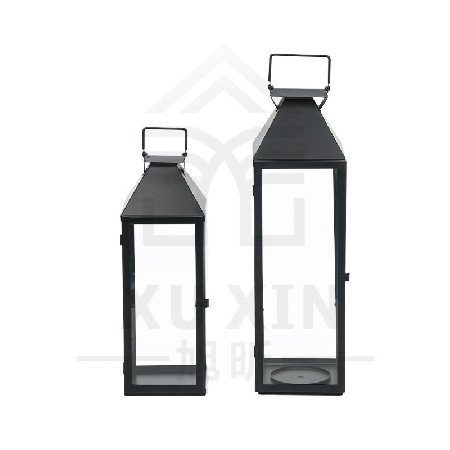 Minimally designed floor standing wind light, iron art European candlestick, outdoor decoration, floor standing wind light, portable light, retro palace light, customizable