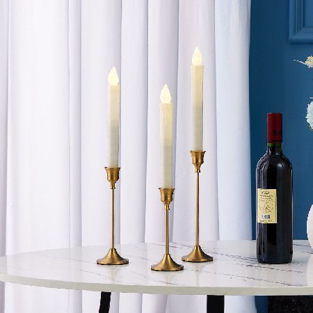 烛台摆件蜡烛台三件套简约家居风格浪漫烛光晚餐婚庆道具烛台批发