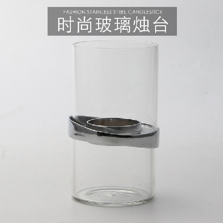 Glass Candle Cup Creative Romantic Candlestick European Candlelight Dinner Home Wedding Birthday Decoration Aromatherapy Cup Customization