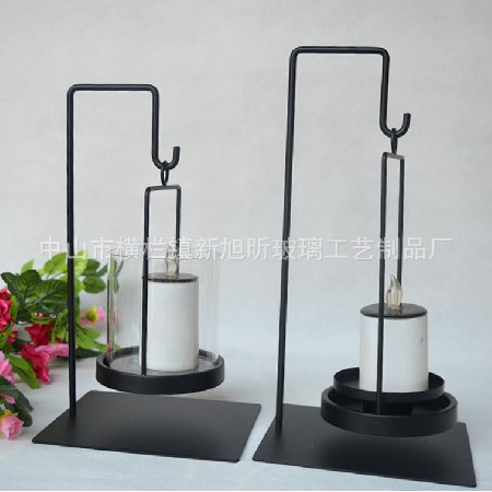 Iron Candle Stand Vintage Candlestick Wedding Hotel Home Dining Table Festival Decoration Creative Hanging Ornament Customization