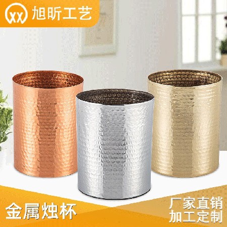 Golden candle stand, coffee shop, bar, home decoration, ornaments, homestay, grand romantic atmosphere, wrought iron candle holder customization