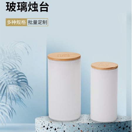 Glass Candlestick Barrel Valentine's Day Birthday Party Western Restaurant Hotel Decoration Decoration Decoration Romantic Candlelight Dinner Customization