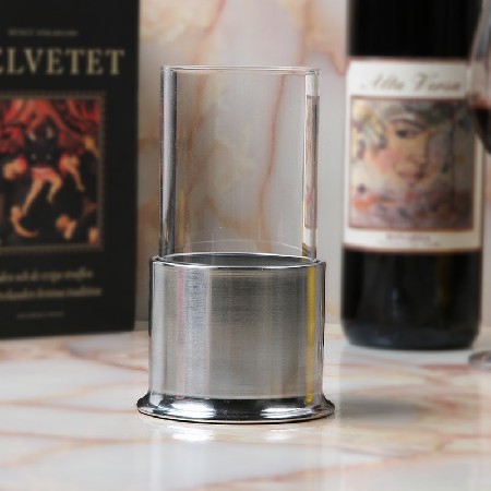 Cylindrical candle cup, simple transparent glass candle holder, romantic wind lamp, wedding venue, hotel decoration decoration decoration, custom decoration