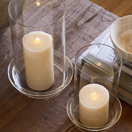 Candle stand glass cover European wedding decoration hollow windproof cover for Buddha pastry oil lamp with two ends connected, customized ornament