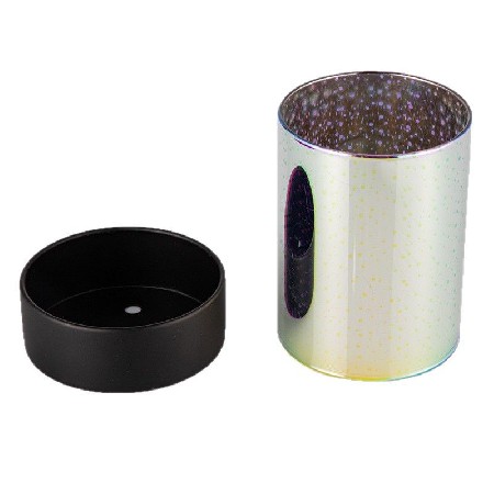 Minimalist metal candle holder, creative starry sky candle cup, romantic candle cup for dinner, Western restaurant decoration decoration ornaments customization