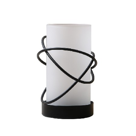 Candle cup, European style glass candle stand, minimalist wedding decoration, hotel home decor, restaurant, bar, frosted glass candle holder