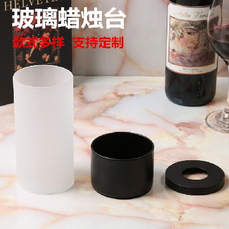 Soft Decoration Candlestick Decoration Sample Room Neoclassical Gold Living Room Dining Table Bar Iron Glass Decoration Customization