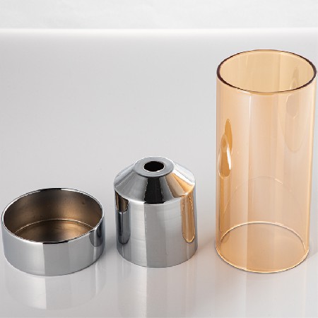 Nordic style minimalist glass candle holder, candle lamp, dining table decoration, candle holder wholesale processing, customized glass cover