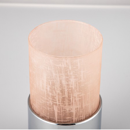 European style glass candle holder frosted pink simple candle holder romantic decoration candle stand decoration wedding home can be customized