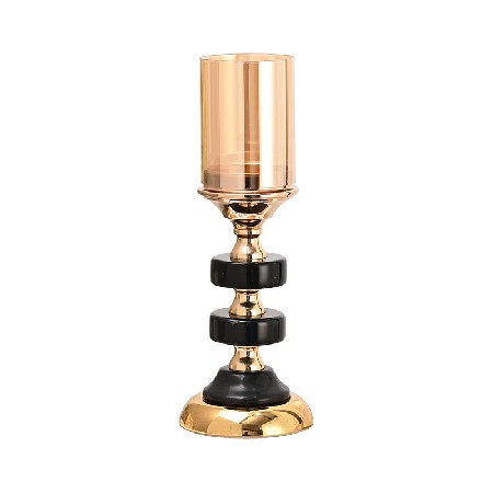 European style metal candle holder, living room decoration, romantic spray painting, room decoration, customizable candlelight accessories