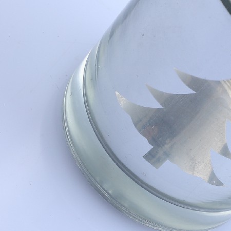 圣诞树蜡烛杯浪漫氛围烛杯玻璃烛台DIY家居装饰摆件节日用品 定制