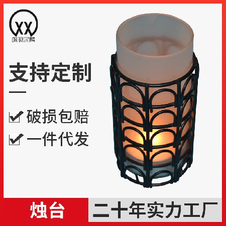 铁工艺礼品摆件铁艺烛台镂空婚礼酒店家居装饰可定制婚庆