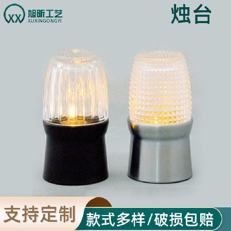 现代简约铁艺烛台家居工艺品桌面摆件蜡烛灯台批发创意