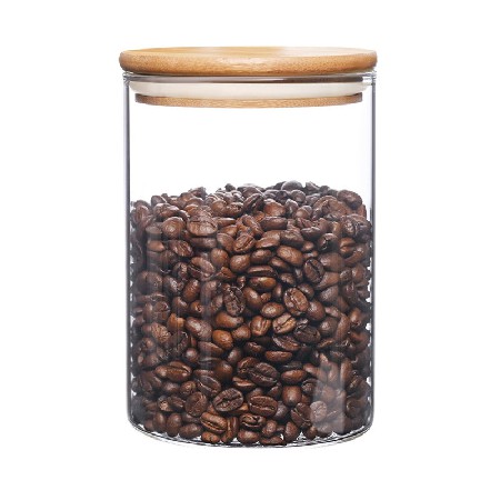 咖啡豆玻璃密封罐家用厨房储存容器零食糖果杂粮玻璃储物罐可定制