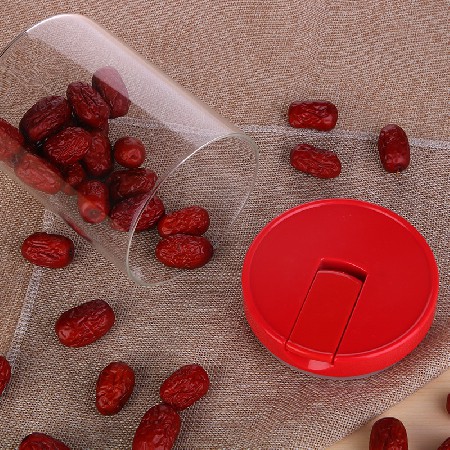 玻璃密封罐蜂蜜柠檬百香果食品瓶子杂粮透明储物罐带盖玻璃罐定制