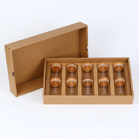 密封玻璃储物罐高硼硅玻璃木盖食品收纳玻璃罐五谷杂粮储物罐定制