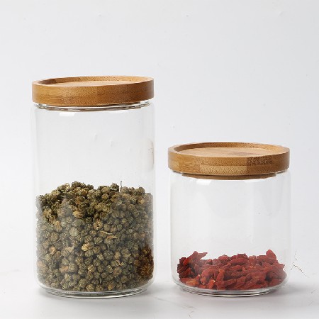 密封罐玻璃瓶子透明小茶叶罐子家用厨房食品杂粮收纳盒储物罐定制