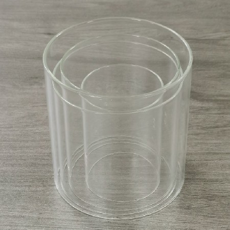 大口径厚壁玻璃管耐高温玻璃筒插画植物照明透明高硼硅玻璃管定制