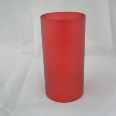 有色玻璃管喷漆餐吊玻璃管高温烤花 烤漆均匀耐高温玻璃管 磨沙餐