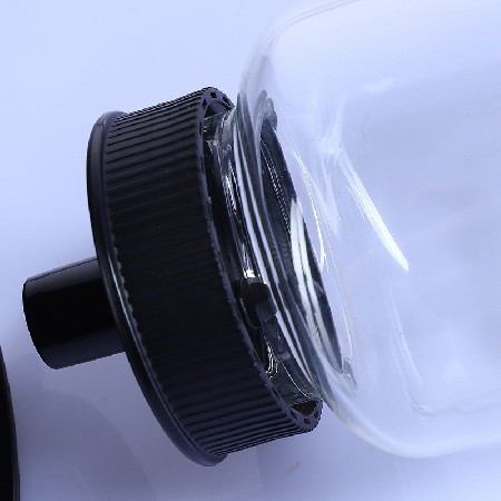 耐高温玻璃内胆高硼硅玻璃水杯直身大容量运动水杯户外吸管杯定制