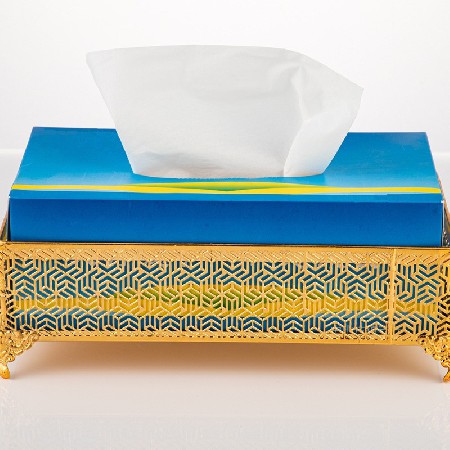 金属镂空纸巾盒欧式金色创意酒店餐厅纸巾架家居装饰客厅茶几收纳