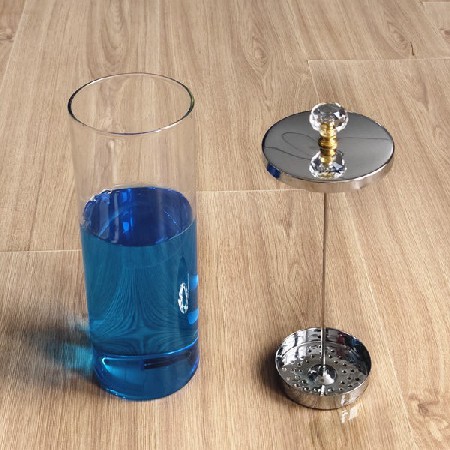 Glass disinfection bottle, specialized disinfection tool for beauty, hairdressing, nail art, large disinfection cup, suitable for makeup, transparent for the public