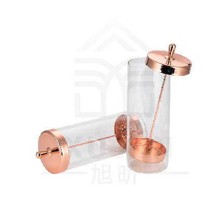 美容美甲工具消毒杯干净卫生剪刀提拉玻璃瓶剃须刀梳子消毒罐定制