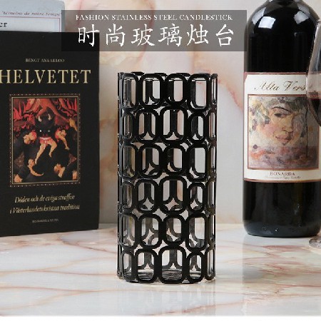 铁艺镂空蜡烛台创意欧式餐桌浪漫烛光晚餐北欧家居装饰摆件定制