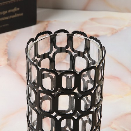 铁艺镂空蜡烛台创意欧式餐桌浪漫烛光晚餐北欧家居装饰摆件定制