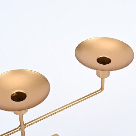 铁艺蜡烛台现代简约风格家居桌面装饰摆件烛光晚餐烛台道具饰品定