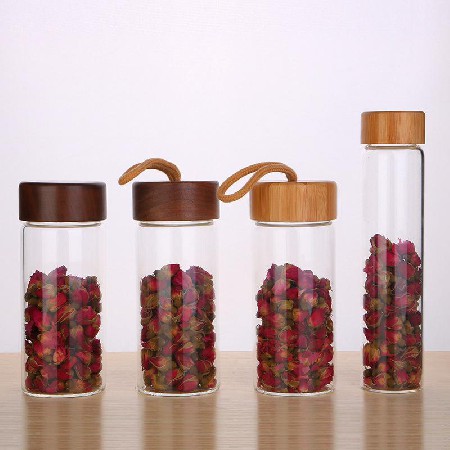 Household transparent glass sealed can
